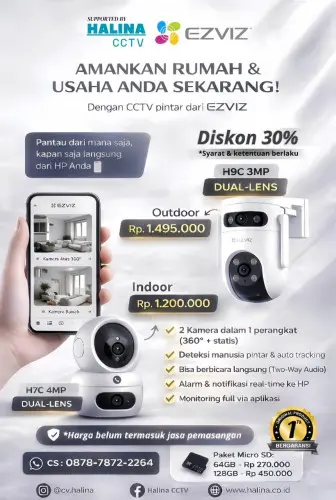 Paket Smart CCTV Dual Lens pandeglang di Pandeglang